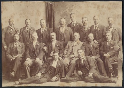 Staff of H.V. McKay, Sunshine Harvesters, 1920?