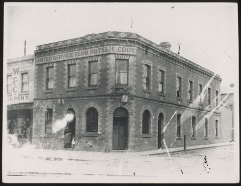 United Service Club Hotel, [Fitzroy, Vic.], 1890s