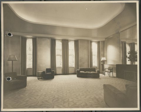 Reception room Menzies Hotel Melbourne Vic, c. 1939