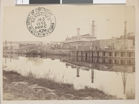 Melbourne Meat Processing Works, Saltwater, 1872