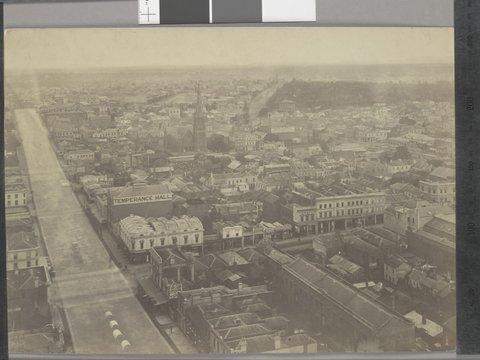 [Russell Street] [Title], 1875