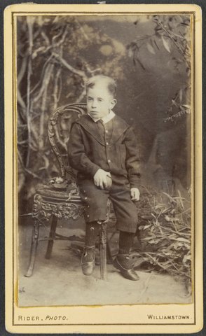 Portrait photographs by Andrew Rider of Williamstown Victoria, 1860–91