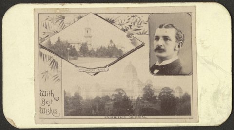 Melbourne scenes with portrait photograph, 1901–12