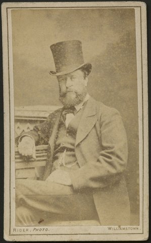 Portrait photographs by Andrew Rider of Williamstown Victoria, 1860–91