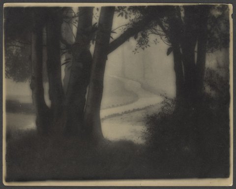 Treasury Gardens looking towards Collins Street, 1910–20