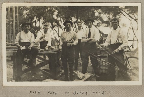 Fish feed at Black Rock, 1910–30
