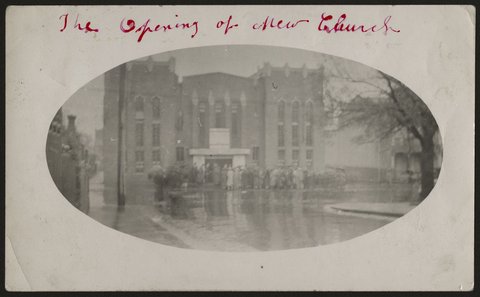 The opening of the Apostolic Church, Punt Road, Richmond, 1939