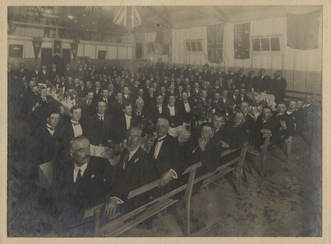 Dinner celebration in honour of Williamstown becoming a city, 1919