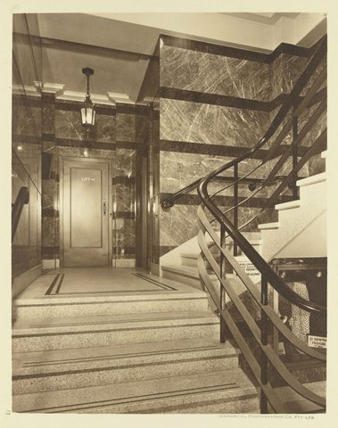 Melbourne Theosophical Society building, 181-187 Collins Street, Melbourne, architects Marsh & Michaelson, 1934–51