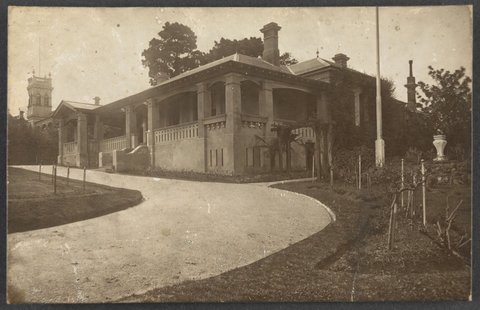 View of house at 383 Glenferrie Road Hawthorn, 1920