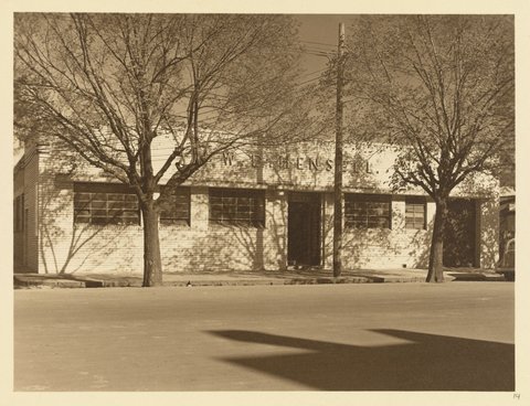 W D Hensell factory, North Melbourne, lawn bowls manufacturers, 1934–51
