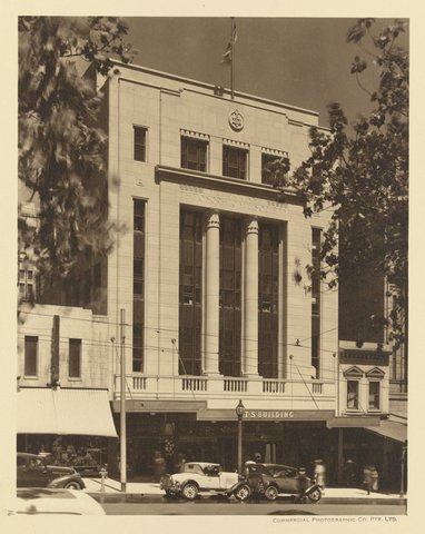 Melbourne Theosophical Society building, 181-187 Collins Street, Melbourne, architects Marsh & Michaelson, 1934–51