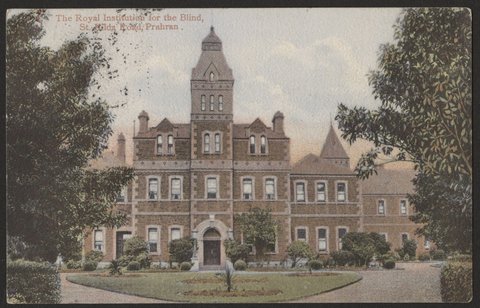 The Royal Institute for the Blind, St. Kilda Road, Prahran, 1906?