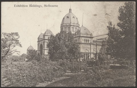 Exhibition Buildings, Melbourne, 1890?
