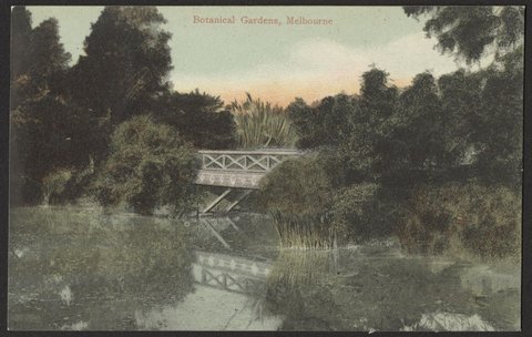 Botanical Gardens, Melbourne, 1910?