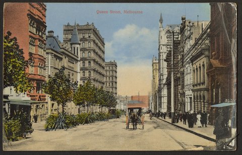 Queen Street, Melbourne, 1900?