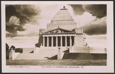 The Shrine of Remembrance, Melbourne, Vic, 1934–40