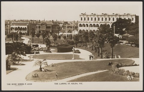 The lawns, St. Kilda, Vic, 1920s