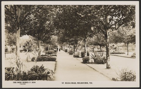St. Kilda Road, Vic, 1930–40