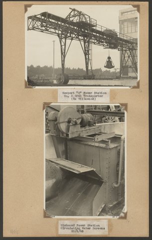 Newport 'C' Power Station and Richmond Power Station, 1946