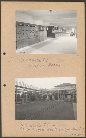 Yarraville Transmission Station - construction, 1922–34