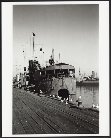 Ocean dredger 'W.T. Appleton', Williamstown, Victoria, 1950?