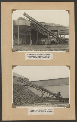 Footscray Briquette Depot, 1946