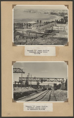 Newport 'C' Power Station and Richmond Power Station, 1946