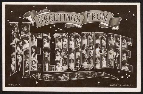 Greetings from Melbourne, 1906?