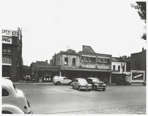 Spring Street - west side, north of Surry Place, 1950