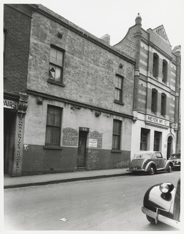 Little Lonsdale Street - north side, 30 and 36 Little Lonsdale Street, 1950