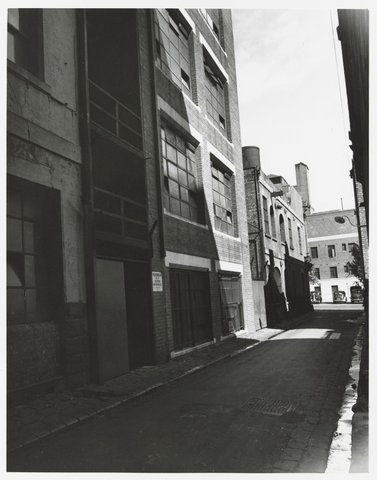 George Lane - east side, looking towards Lonsdale Street, 1950