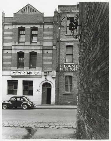 Little Lonsdale Street - north side, no. 30, Meyer Manufacturing Co, 1950