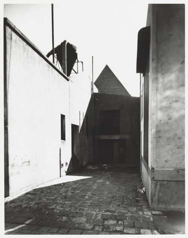 Little Leichardt Street - west side, near corner with Little Lonsdale Street, 1950