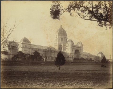 Exhibition Buildings, Melbourne, 1888?