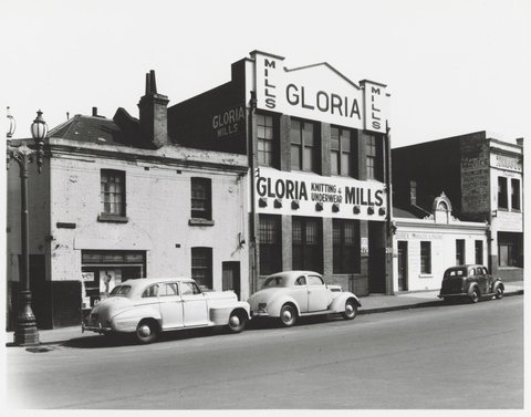 Spring Street - west side, north of corner with Little Lonsdale Street, 1950