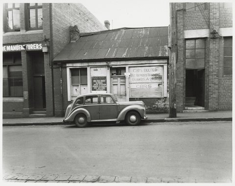 Little Lonsdale Street - north side, vicinity of no. 46, 1950