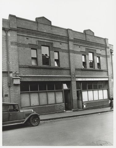 Little Lonsdale Street - south side, west of Little Leichardt Street corner, 1950