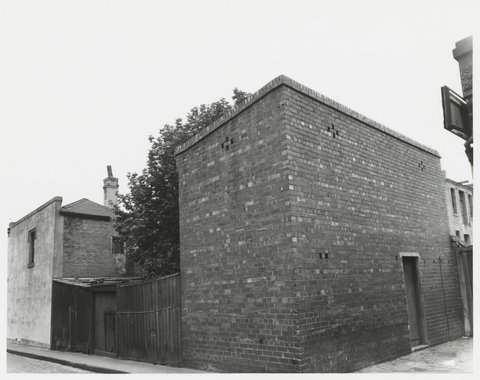 Finn Place - west side, at corner with Little Lonsdale Street, 1950
