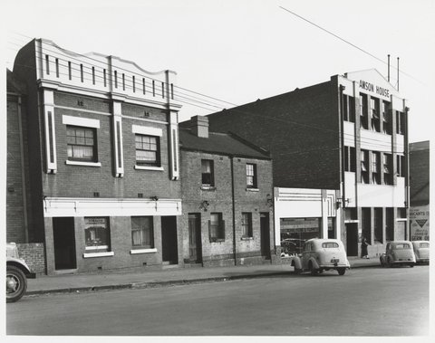 La Trobe Street - south side, in vicinity of nos. 19-35, 1950