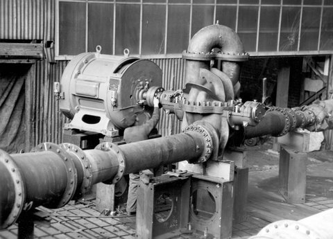 Pumps For Eppalock Project Under Test At Kelly & Lewis, Springvale, 1963