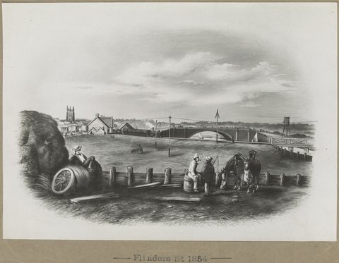 Flinders St. 1854