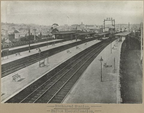 Richmond Station. Before Electrification, 1905–28