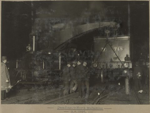 Derailment - North Melbourne 8.8.1926