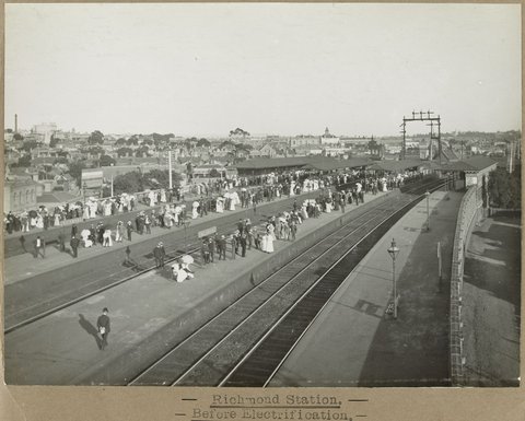 Richmond Station. Before Electrification, 1905–28