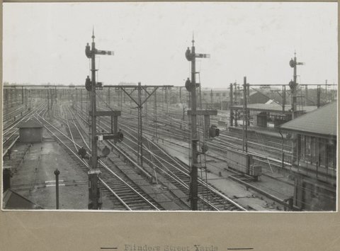 Flinders Street Yards, c. 1920