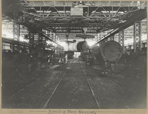 Erecting Shop Newport, 1905–28