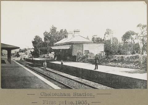 Cheltenham Station. First prize. 1905