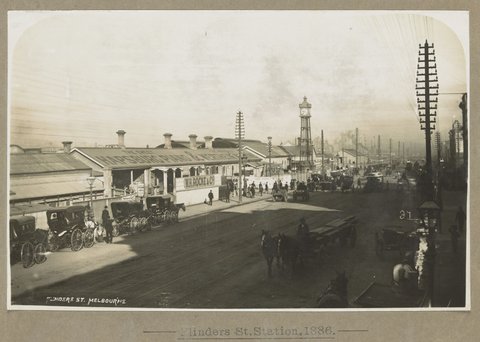 Flinders St.Station.1886