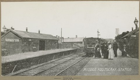MIDDLE FOOTSCRAY STATION, 1909